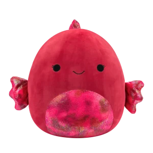 Squishmallows Barella la Pez Betta Frambuesa, 40 cm