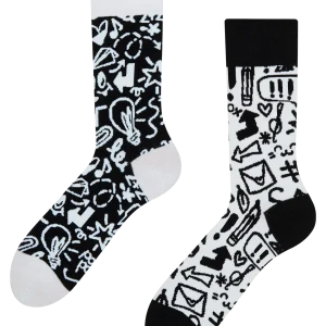 Calcetines alegres Garabatos