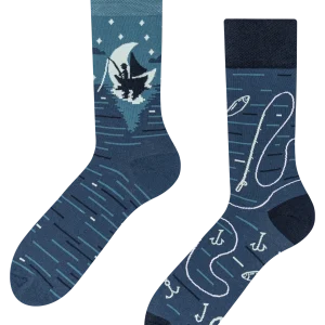 Calcetines alegres Pescador de noche