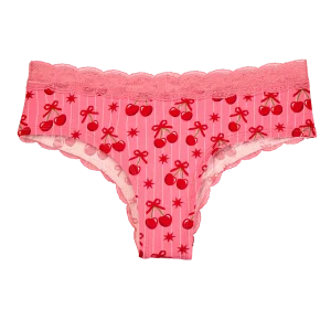 Bragas con encaje para mujer Mundo de cerezas