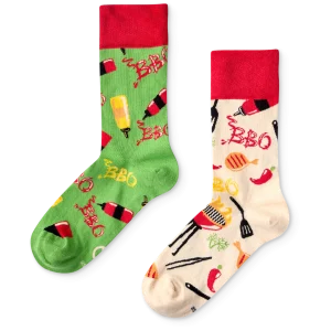 Calcetines alegres Temporada de barbacoas