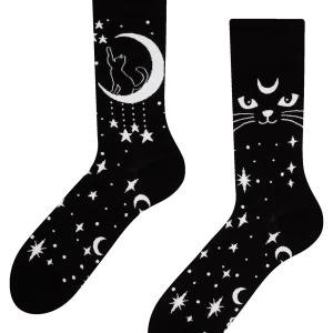 Calcetines alegres Gato místico