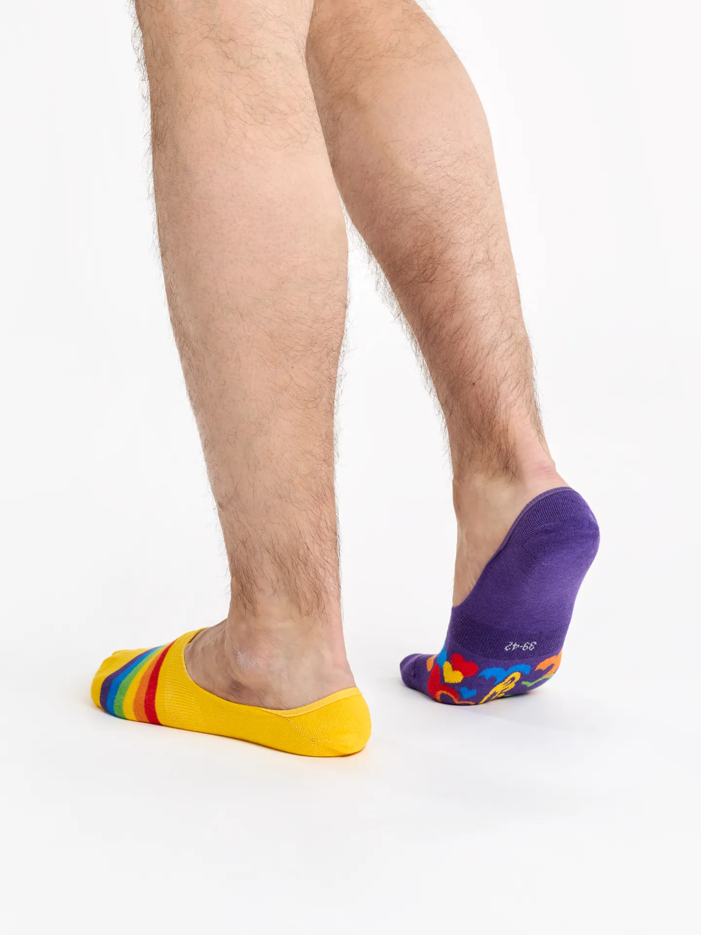 Calcetines invisibles alegres Amor multicolor - Imagen 4