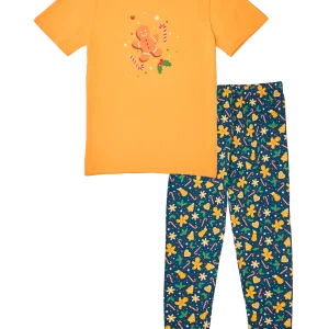 Pijama alegre para hombre Galletas de jengibre y dulces
