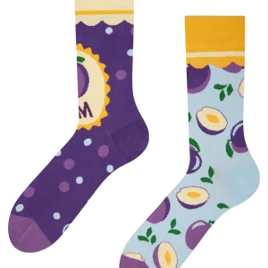 Calcetines alegres Mermelada de ciruela