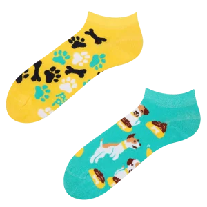 Calcetines tobilleros alegres Perro feliz