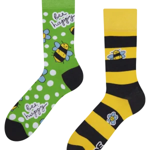Calcetines alegres Abeja feliz