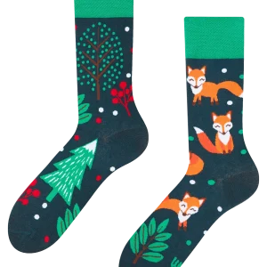 Calcetines alegres Zorro rojo