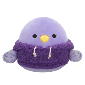Squishmallows Anoushka el Periquito con Capucha Lanuda, 20 cm