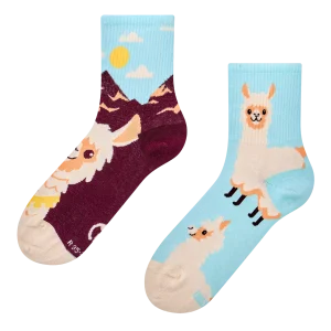 Calcetines de deporte alegres Alpaca