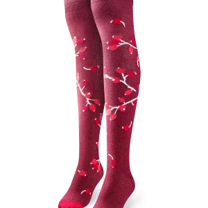 Calcetines alegres por encima de la rodilla Escaramujo maduro