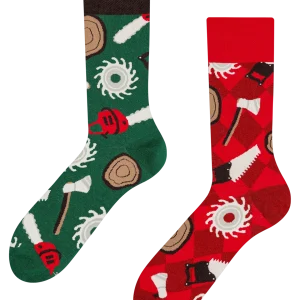 Calcetines alegres Leñador