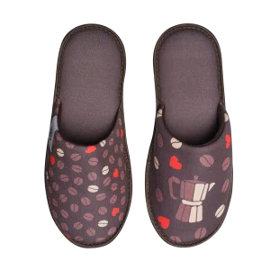 Pantuflas alegres Amor cafetero