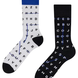 Calcetines alegres de bambú Crucigramas