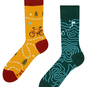 Calcetines alegres En la carretera