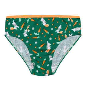 Bragas alegres para niña Conejo y zanahoria