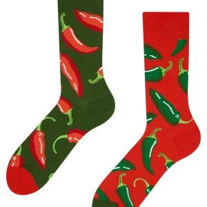 Calcetines alegres Pimientos picantes