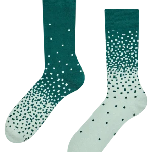 Calcetines de invierno Verde claro y oscuro