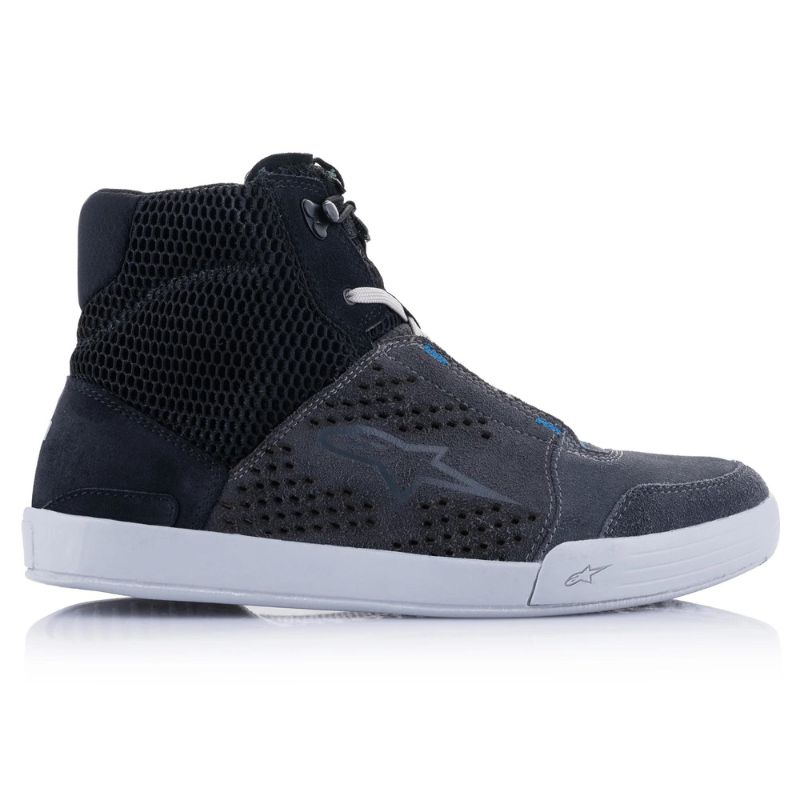 Botas Alpinestars CHROME AIR BLACK COOL GRAY BLUE - Imagen 3