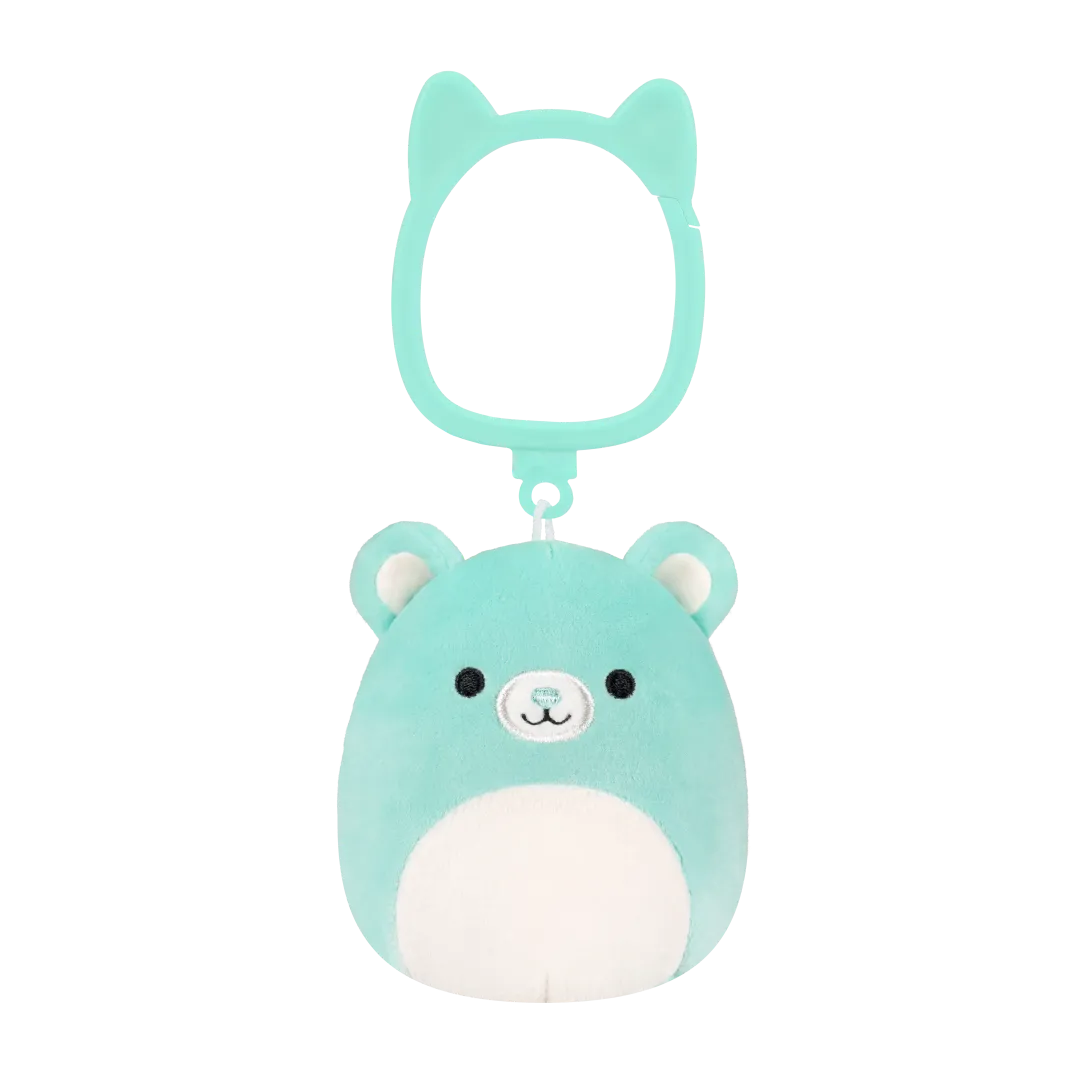 Llavero Squishmallows Belinda la Osa Verde Turquesa, 9 cm - Imagen 2