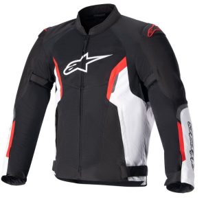 Chaqueta Alpinestars AST V2 AIR JACKET BLACK WHITE BRIGHT RED