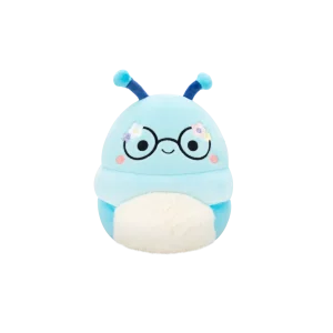 Squishmallows Cordelia la Ratita de Biblioteca Azul con Flores en las Gafas, 20 cm
