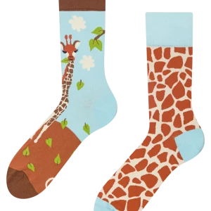 Calcetines alegres Linda jirafa