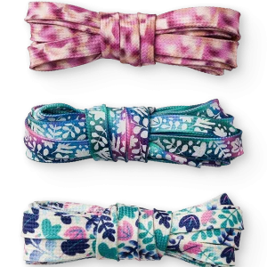 Cordones alegres, 3 uds., Hojas turquesa