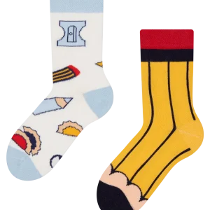 Calcetines infantiles alegres Lápiz