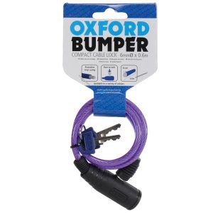 CANDADO CABLE OXFORD TOPE 600X6MM – PURPURA OF03