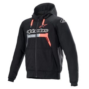 Sudadera Alpinestars CHROME IGNITION BLACK RED FLUO
